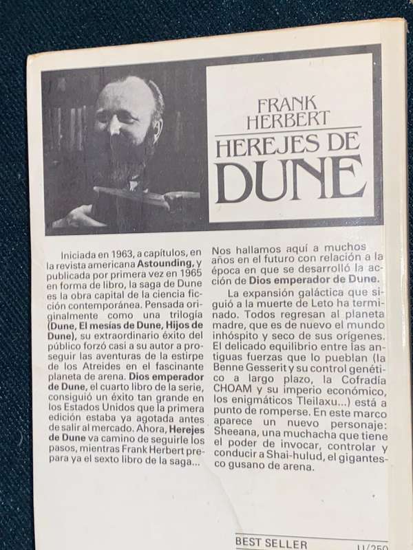 FRANK HERBERT HEREJES DE DUNE VINTAGE SPANISH EDITION