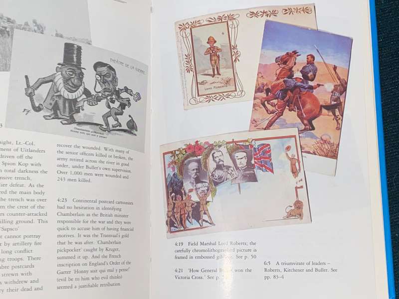 THE BOER WAR IN POSTCARDS BY IAN MCDONALD EX-LIB COPY