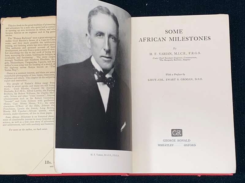SOME AFRICAN MILESTONES BY H.F. VARIAN