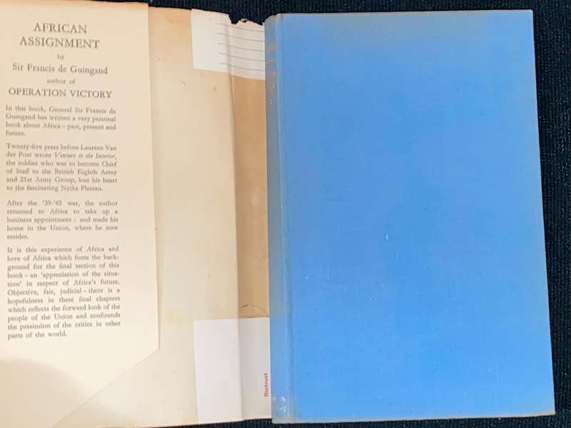 AFRICAN ASSIGNMENT BY MAJOR-GENERAL SIR FRANCIS DE GUINGAND