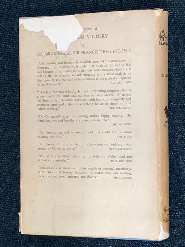 AFRICAN ASSIGNMENT BY MAJOR-GENERAL SIR FRANCIS DE GUINGAND