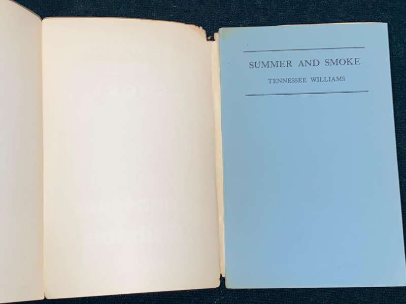 SUMMER AND SMOKE BY TENNESSEE WILLIAMS 1957
