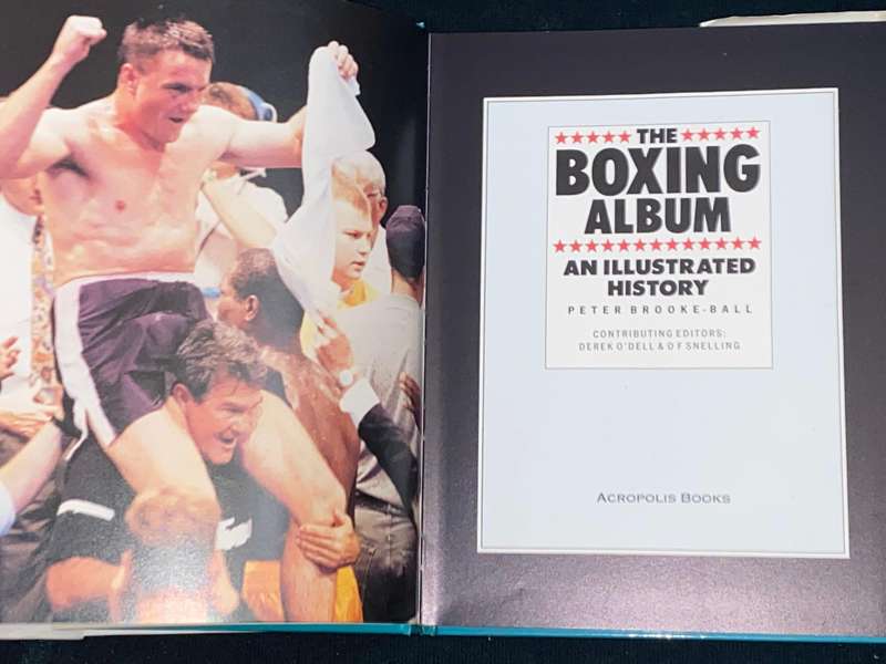 THE BOXING ALBUM AN ILLUSTRATED HISTORY BY PETER BROKKE BALL