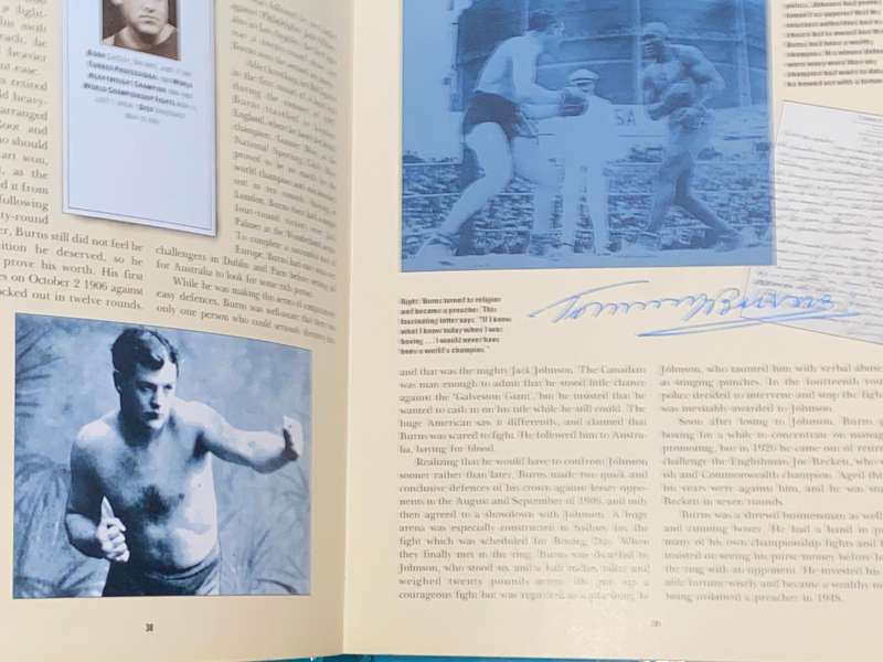 THE BOXING ALBUM AN ILLUSTRATED HISTORY BY PETER BROKKE BALL