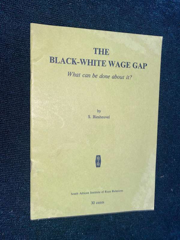 THE BLACK-WHITE WAGE GAP WHAT CAN BE DONE ABOUT IT BY S. BISHEUVEL