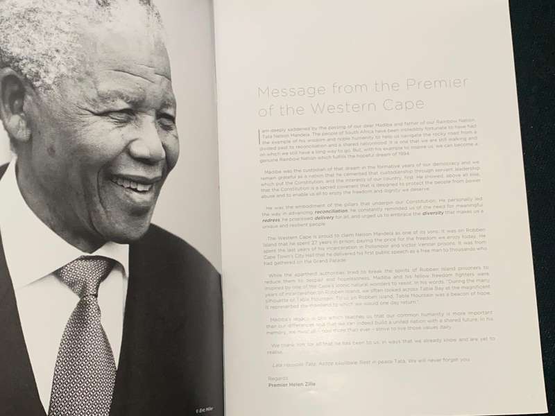 MANDELA A TRIBUTE - WESTERN CAPE GOVERNMENT