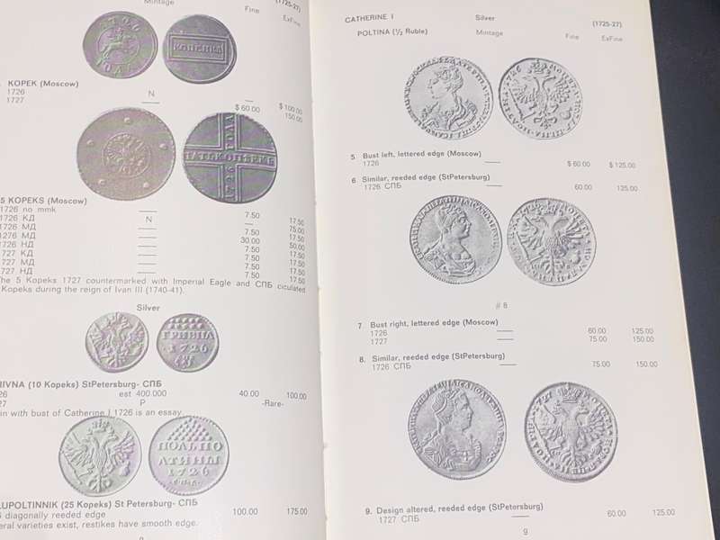 A GUIDEBOOK OF RUSSIAN COINS 1725 TO 1972 BY ROBERT P. HARRIS