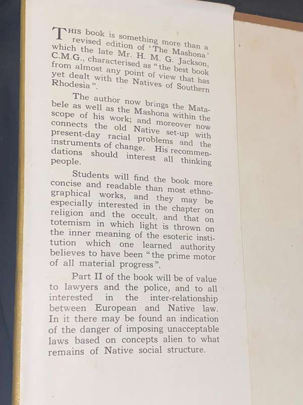 THE MASHONA AND THE MATABELE BY CHARLES BULLOCK