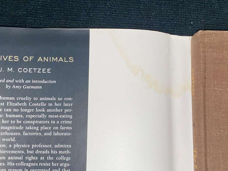 THE LIVES OF ANIMALS BY J.M COETZEE
