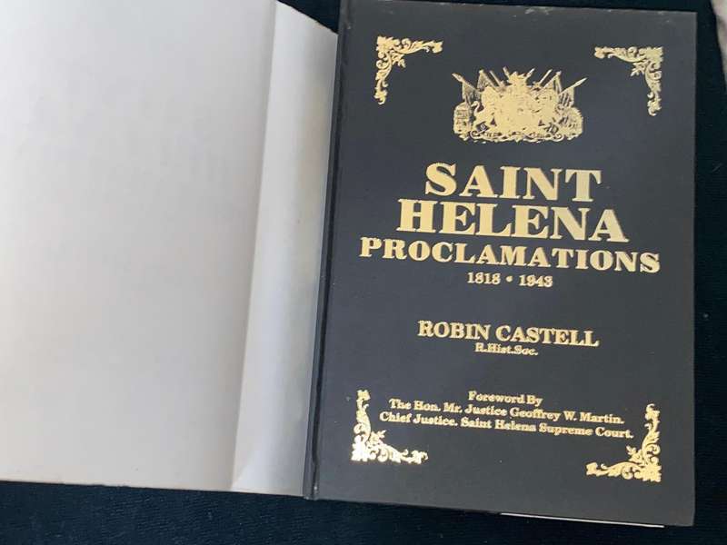 SAINT HELENA PROCLAMATIONS 1818 - 1943 BY ROBIN CASTELL