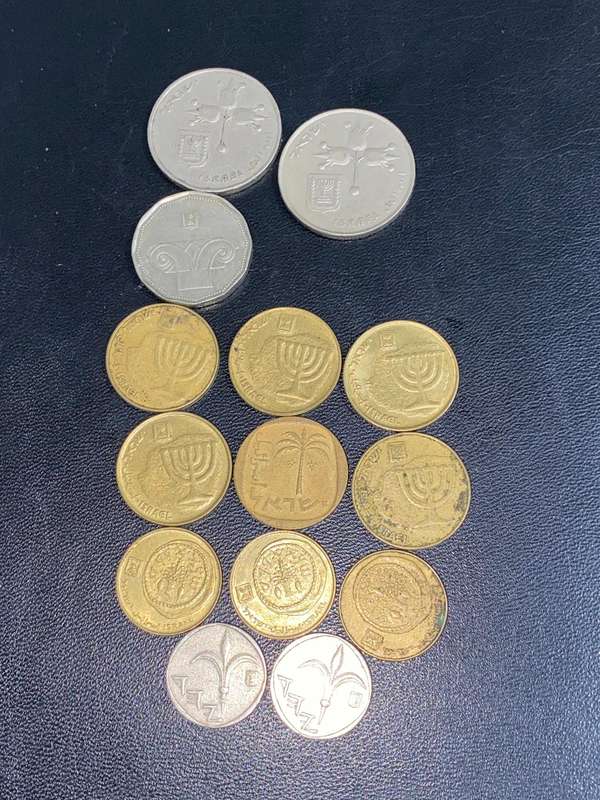 MIXED ISRAEL COINS