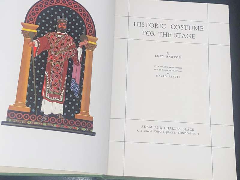 HISTORIC COSTUME FOR THE STAGE BY LUCY BARTON