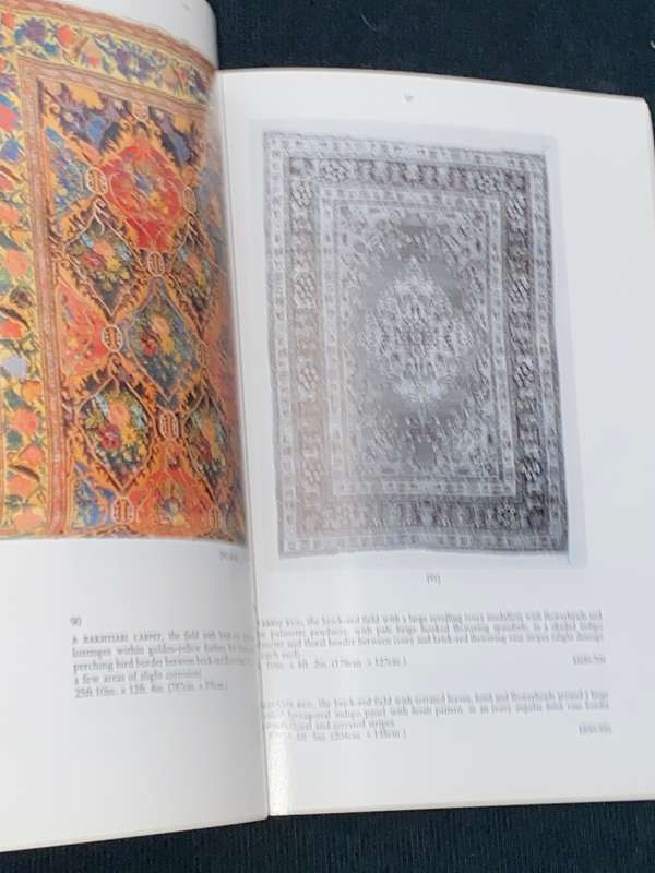 CHRISTIES LONDON FINE EASTERN RUGS AND CARPETS 1989