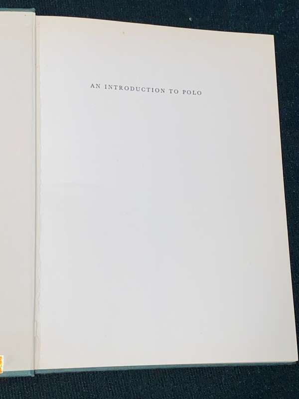 AN INTRODUCTION TO POLO BY MARCO