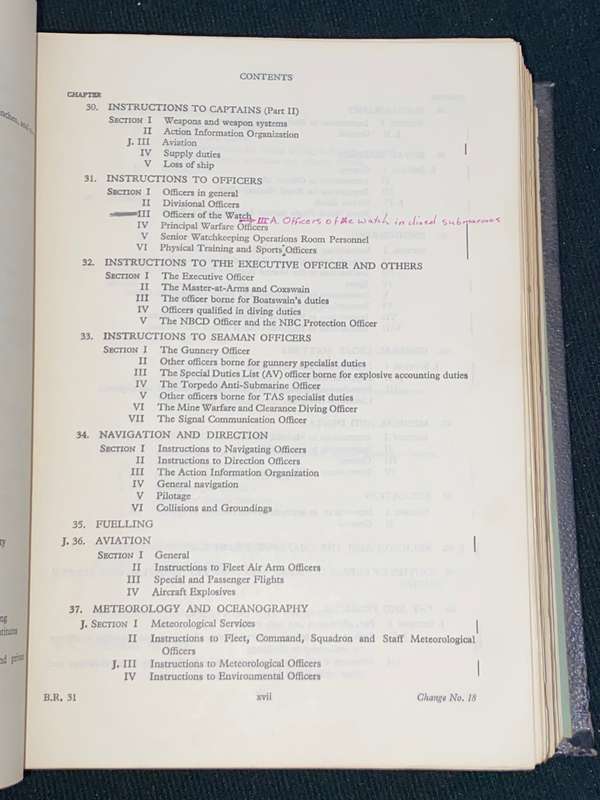 THE QUEEN'S REGULATIONS FOR THE ROYAL NAVY 1967 REVISED EDITION B.R. 31