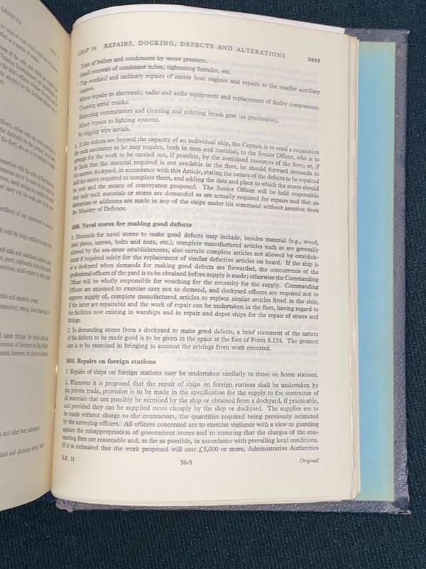 THE QUEEN'S REGULATIONS FOR THE ROYAL NAVY 1967 REVISED EDITION B.R. 31