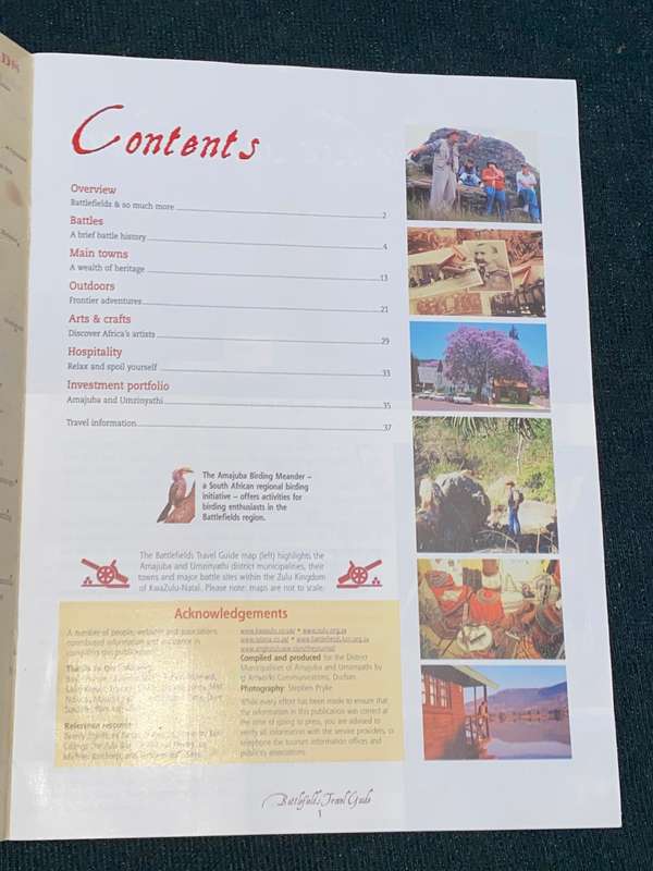 BATTLEFIELDS - ZULU KINGDOM ADVERTISING BOOKLET