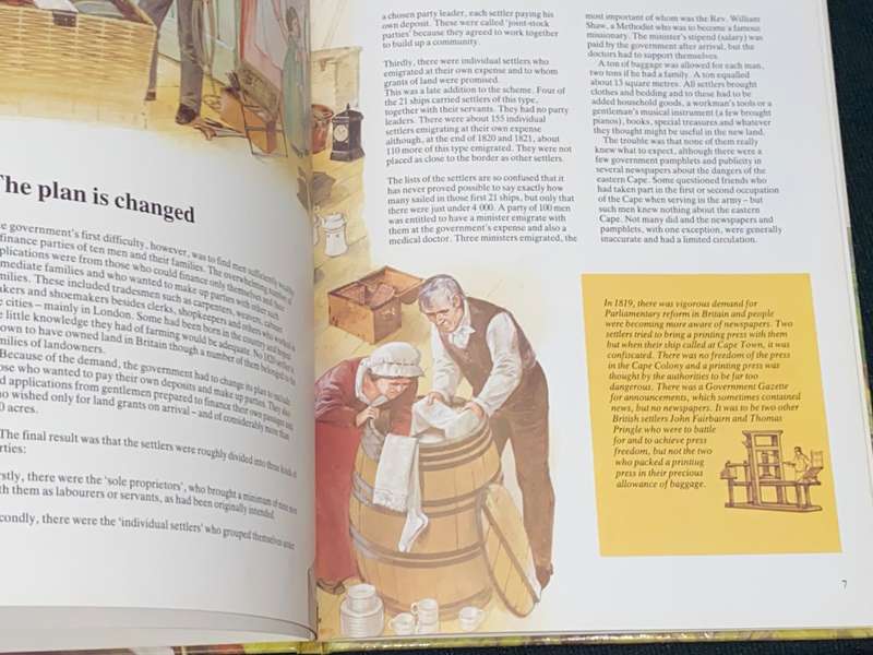 LIVING WITH THE 1820 SETTLERS BY MARIAN ROBERTSON AND ANGUS MCBRIDE