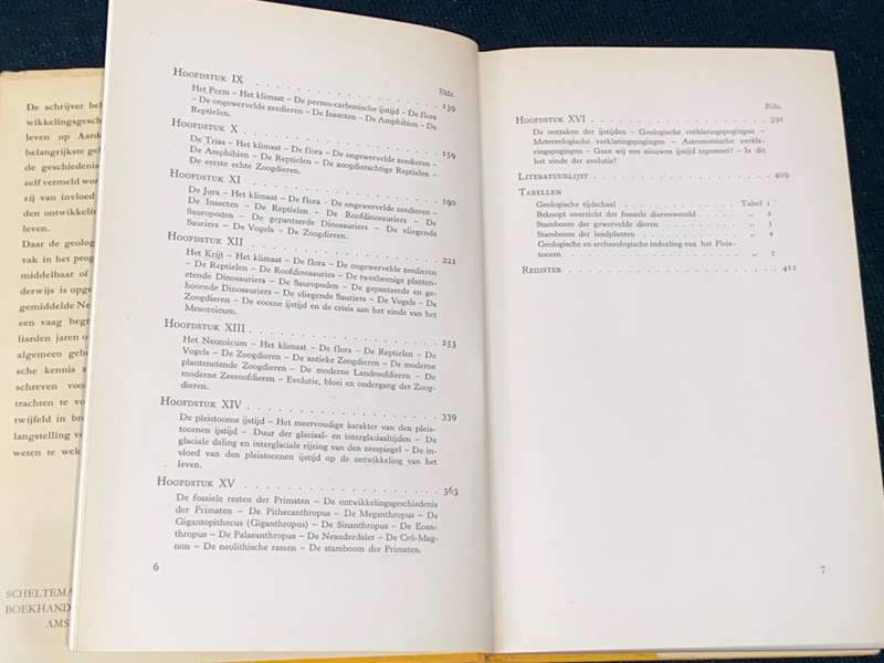 GESCHIEDENIS VAN HET LEVEN OP AARDE - DR. G.L. SMIT SIBINGA 1948
