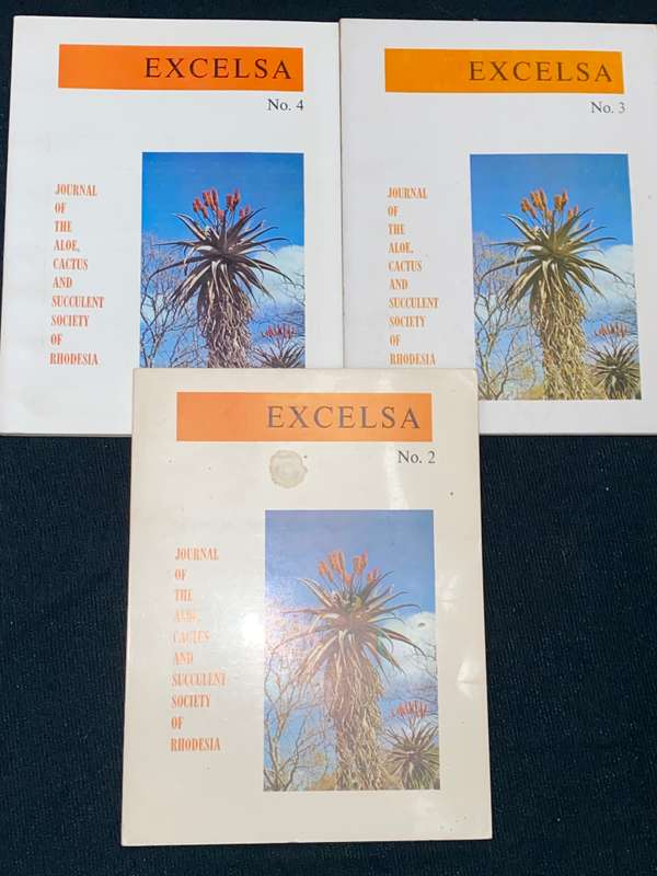 EXCELSA NO. 2 - 9 JOURNAL OF THE ALOE, CACTUS AND SUCCULENT SOCIETY OF RHODESIA/ZIMBABWE