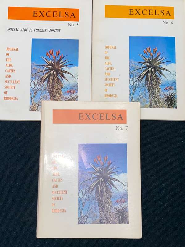 EXCELSA NO. 2 - 9 JOURNAL OF THE ALOE, CACTUS AND SUCCULENT SOCIETY OF RHODESIA/ZIMBABWE