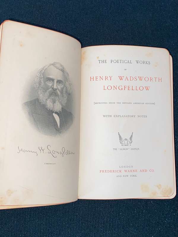 THE POETICAL WORKS OF HENRY WADSWORTH LONGFELLOW THE ALBION EDITION