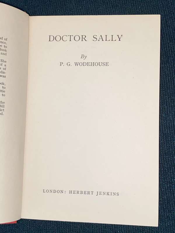 DOCTOR SALLY BY P.G. WODEHOUSE