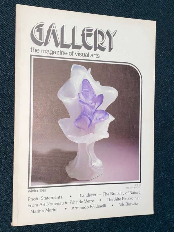 GALLERY  THE MAGAZINE OF VISUAL ARTS WINTER 1982