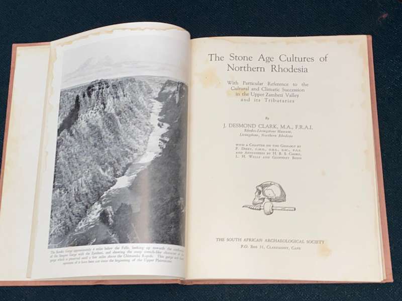 THE STONE AGE CULTURES OF NORTHERN RHODESIA BY J. DESMOND CLARK