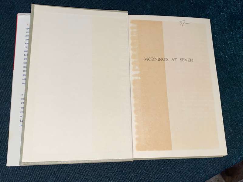 MORNING'S AT SEVEN BY V.M. FITZROY