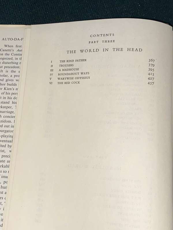 AUTO-DA-FE BY ELIAS CANETTI