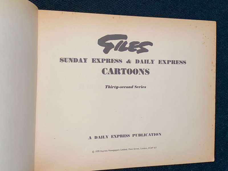 GILES COMIC THIRTY SECOND SERIES 1978