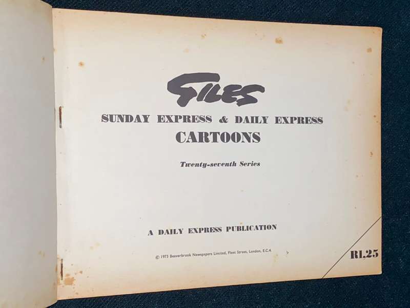 GILES COMIC TWENTY SEVENTH SERIES 1973