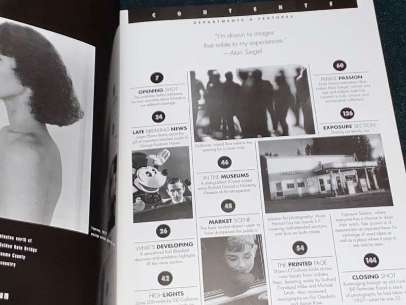BLACK & WHITE MAGAZINE FOR COLLECTORS OF FINE PHOTOGRAPHY ISSUE 13 JUNE 2001