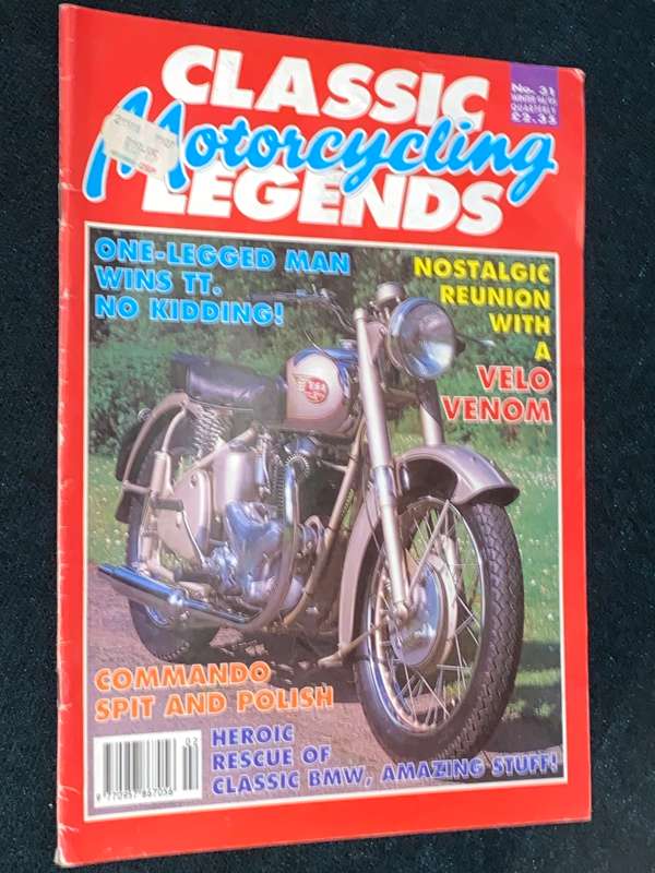 CLASSIC MOTORCYCLING LEGEND NO.31 WINTER 94/95