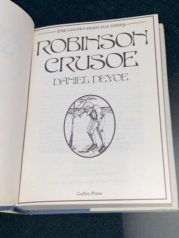 ROBINSON CRUSOE BY DANIEL DEFOE THE GOLDEN HERITAGE SERIES