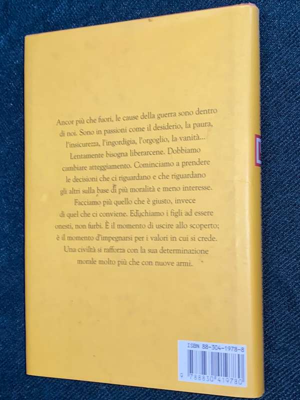 TIZIANO TERZANI LETTERE CONTRO LA GUERRA