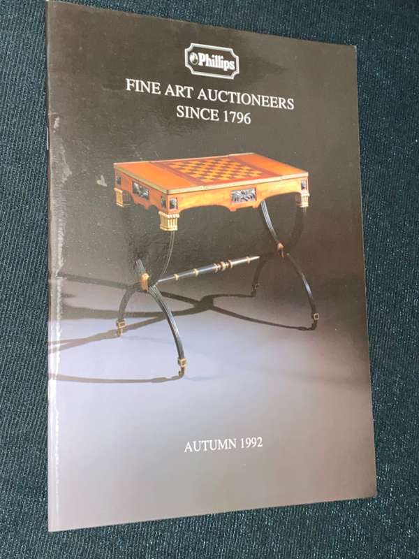 PHILLIPS FINE ART AUCTIONEERS AUTUMN 1993 BOOKLET