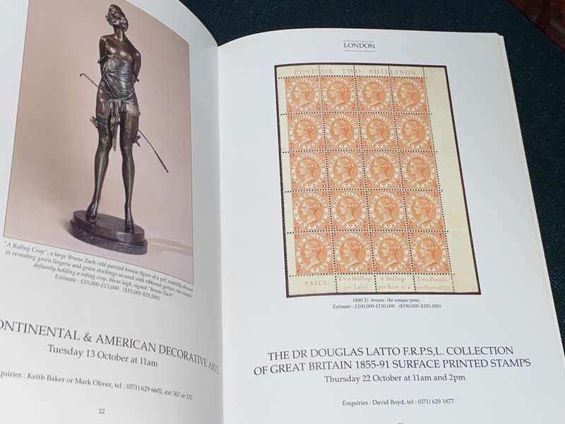 PHILLIPS FINE ART AUCTIONEERS AUTUMN 1993 BOOKLET
