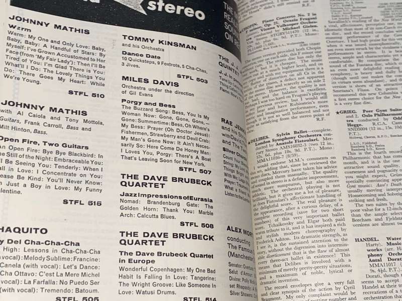 THE GRAMOPHONE MAGAZINE JAN - JUNE 1960 BOUND