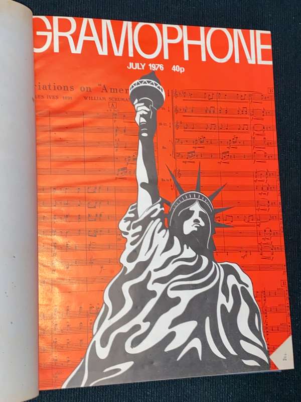 THE GRAMOPHONE MAGAZINE JULY - DEC 1976 BOUND