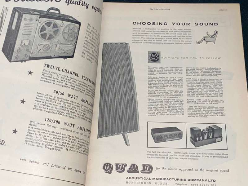 THE GRAMOPHONE MAGAZINE JULY - DEC 1960 BOUND