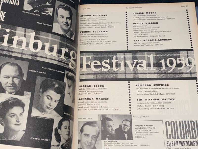 THE GRAMOPHONE MAGAZINE JULY - DEC 1960 BOUND