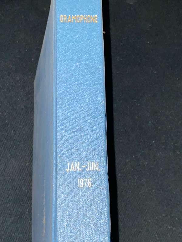THE GRAMOPHONE MAGAZINE JAN - JUNE 1976 BOUND
