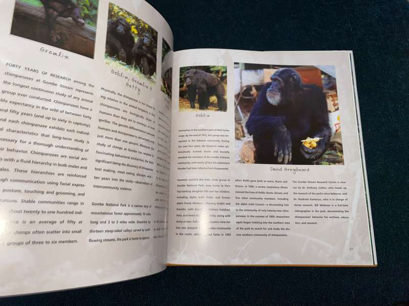JANE GOODALL 40 YEARS AT GOMBE A TRIBUTE TO FOUR DECADES OF WILDLIFE RESEARCH