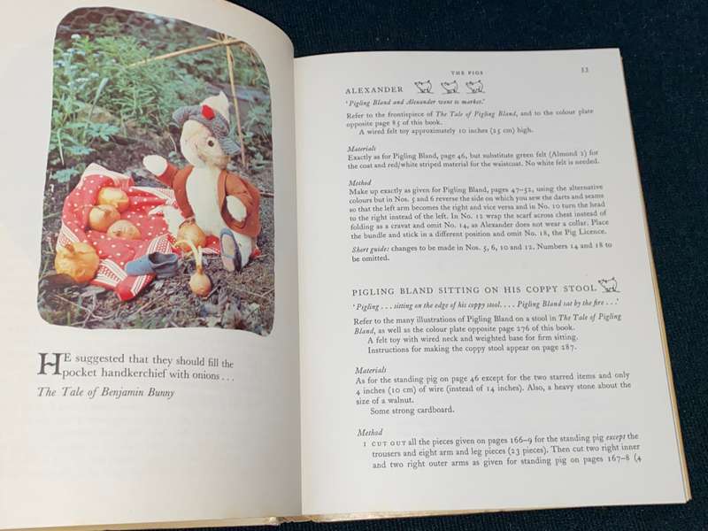 TOYS FROM THE TALES OF BEATRIX POTTER BY MARGARET HUTCHINGS