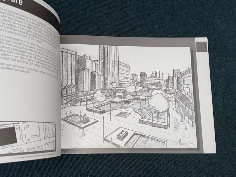 GOLD IN GRAPHITE JOZI SKETCHBOOK
