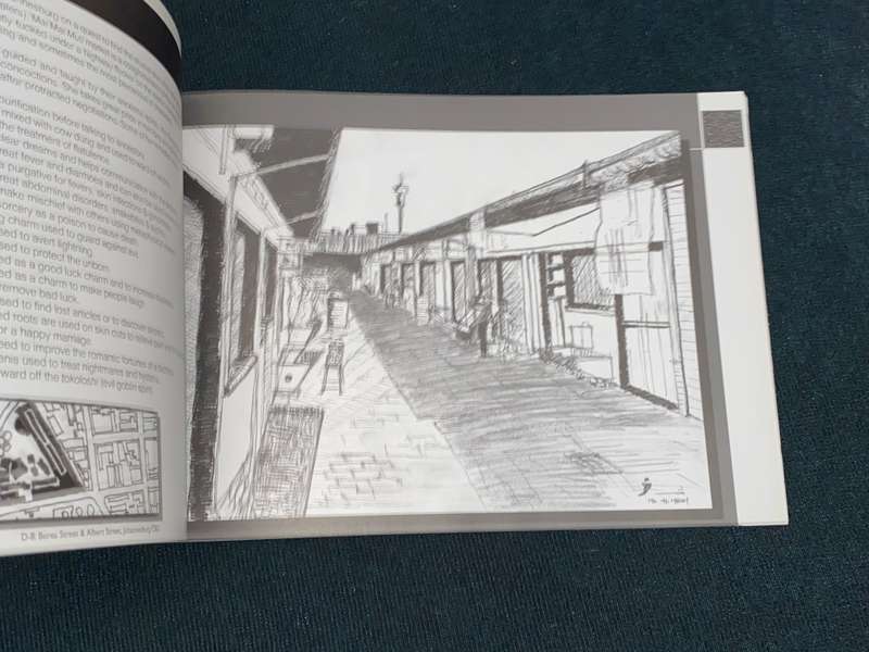 GOLD IN GRAPHITE JOZI SKETCHBOOK