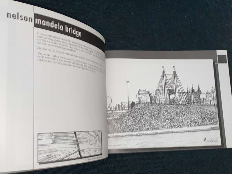 GOLD IN GRAPHITE JOZI SKETCHBOOK