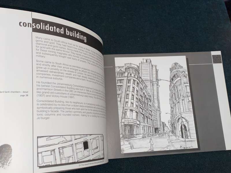 GOLD IN GRAPHITE JOZI SKETCHBOOK